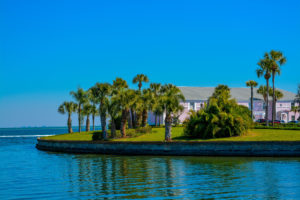 beautiful tampa bay home seated right on the bay.